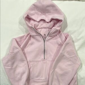 Lululemon Pink Half-Zip Hoodie